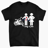True Love Motorrad-Grafik-Shirt für Männer – Motorrad-Geschenke